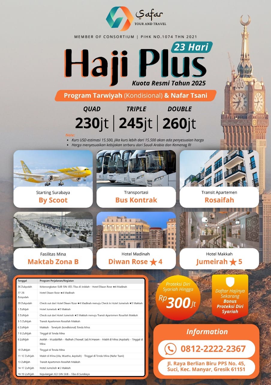 Haji Plus 23 Hari
